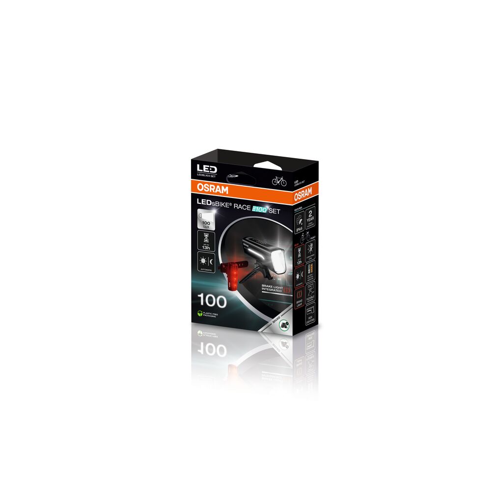 OSRAM LEDBL103 SET LEDsBIKE® RACE 100 SET Handleuchten-Satz